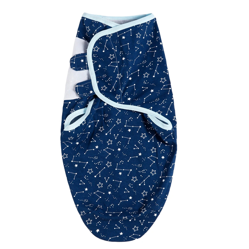 Premier Newborn Baby Cocoon Swaddle Wrap – 100% Organic Cotton Muslin Blankets | Suitable for 4 Seasons