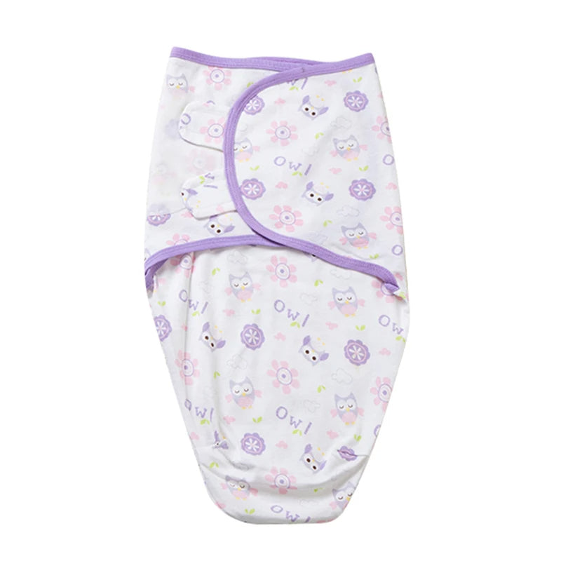 Premier Newborn Baby Cocoon Swaddle Wrap – 100% Organic Cotton Muslin Blankets | Suitable for 4 Seasons