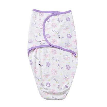 Premier Newborn Baby Cocoon Swaddle Wrap – 100% Organic Cotton Muslin Blankets | Suitable for 4 Seasons