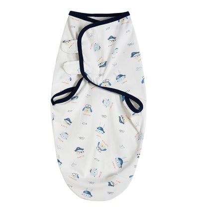 Premier Newborn Baby Cocoon Swaddle Wrap – 100% Organic Cotton Muslin Blankets | Suitable for 4 Seasons