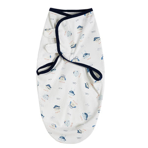 Premier Newborn Baby Cocoon Swaddle Wrap – 100% Organic Cotton Muslin Blankets | Suitable for 4 Seasons
