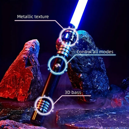 SithForge™ Black Full Metal 15 Color Star Wars Darth Maul DOUBLE Bladed Lightsaber Replica