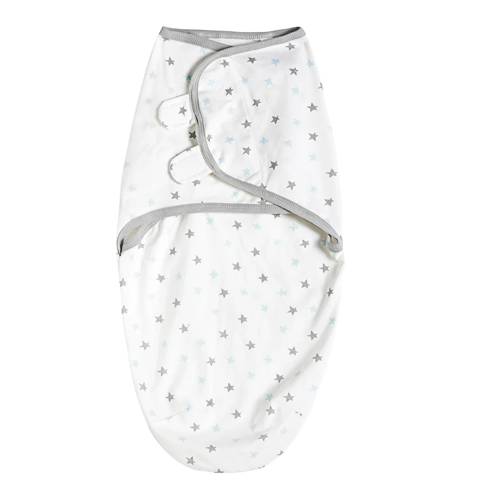 Premier Newborn Baby Cocoon Swaddle Wrap – 100% Organic Cotton Muslin Blankets | Suitable for 4 Seasons
