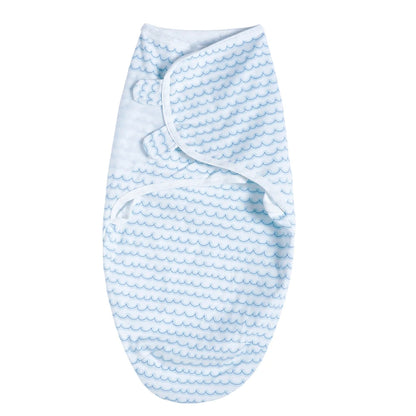 Premier Newborn Baby Cocoon Swaddle Wrap – 100% Organic Cotton Muslin Blankets | Suitable for 4 Seasons