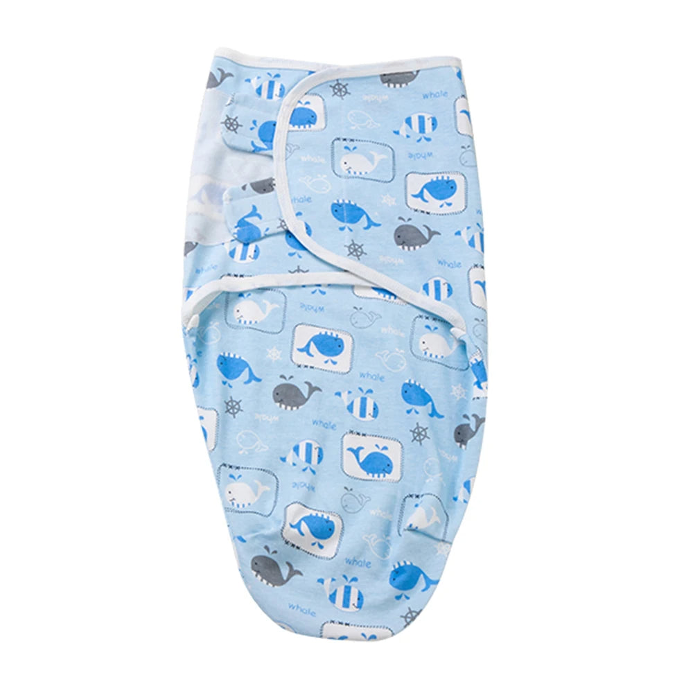 Premier Newborn Baby Cocoon Swaddle Wrap – 100% Organic Cotton Muslin Blankets | Suitable for 4 Seasons