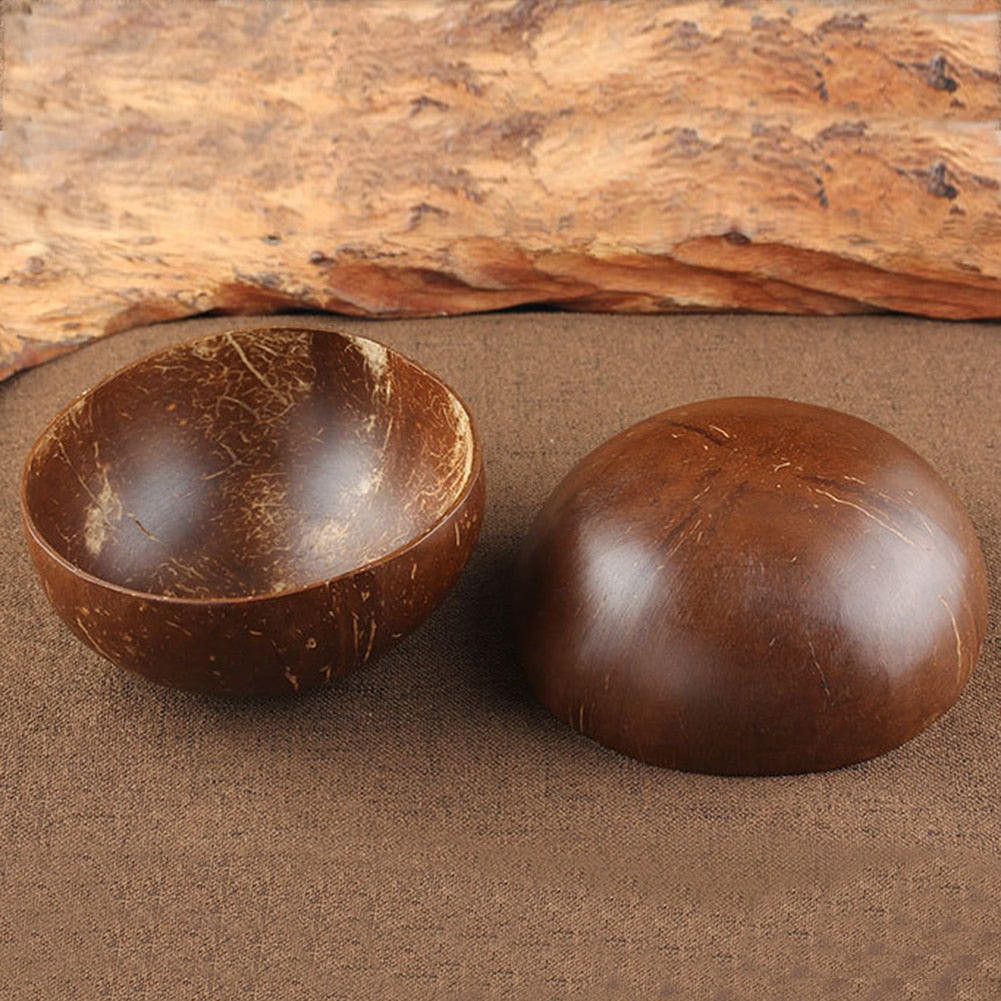 Hot Handcrafted Natural Asian Coconut Wooden Bowl