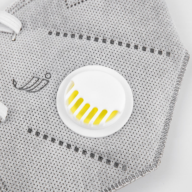 N95 Protection Reusable Face Mask 5 Layer Filters With Nano Copper