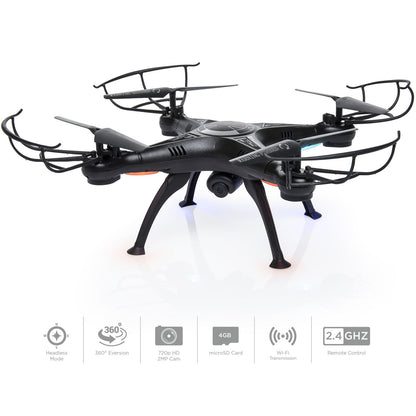 4CH 6-Axis FPV RC Drone Quadcopter Wifi Camera Real Time Video 2 Control Modes