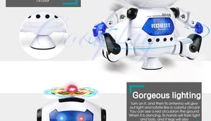 Smart Space Dance Robot With Music and Light Show