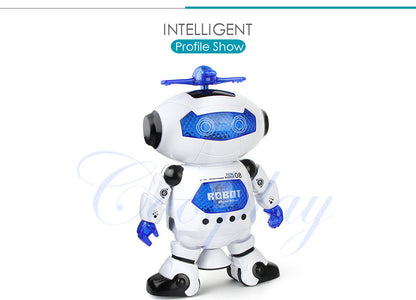 Smart Space Dance Robot With Music and Light Show