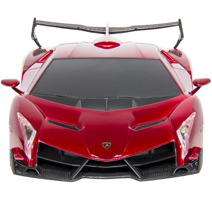 1/24 Officially Licensed RC Lamborghini Veneno Sport Racing Car W/ 27MHz Control