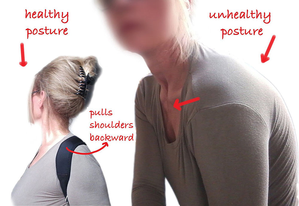 Magnetic Therapy Posture Corrector Support Back Shoulder Brace Belt UNISEX