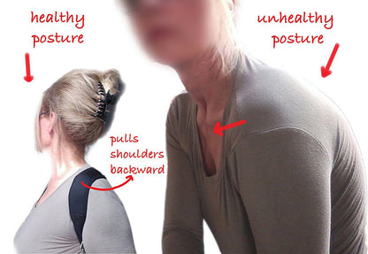 Magnetic Therapy Posture Corrector Support Back Shoulder Brace Belt UNISEX