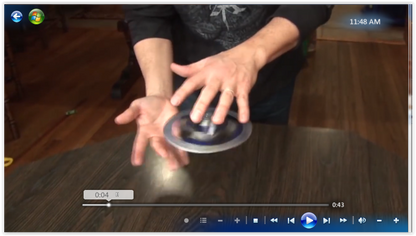 Flying Toy UFO Magic Levitation Gravity Defying MightyAcrobat™ Spinning Device - 100X Better Than A Fidget Spinner SEE VIDEO