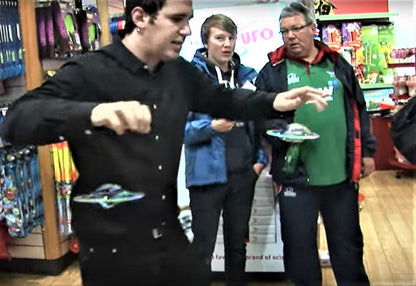Flying Toy UFO Magic Levitation Gravity Defying MightyAcrobat™ Spinning Device - 100X Better Than A Fidget Spinner SEE VIDEO
