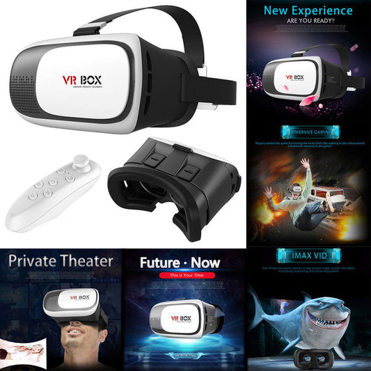 Virtual Reality Headset 3D With Remote for Android IOS iPhone Samsung - WATCH VIDEO