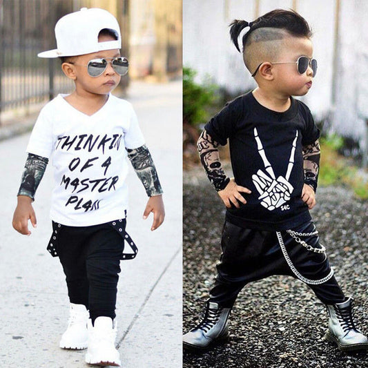 I Am The Boss Boy Child 2-Piece Clothes Set