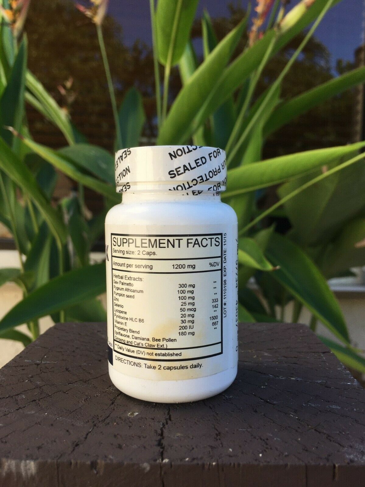 Organic Prostate Supplement Support Pills Formula  Lycopene  Saw Palmetto Complex