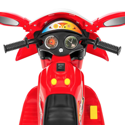 Cool Ride  3-Wheel Motorcycle For Kids - LIGHTS, MUSIC, HORN, STORAGE.