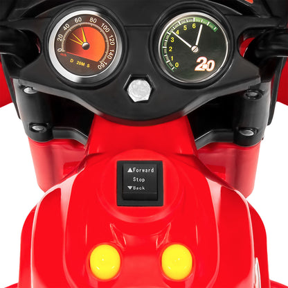 Cool Ride  3-Wheel Motorcycle For Kids - LIGHTS, MUSIC, HORN, STORAGE.