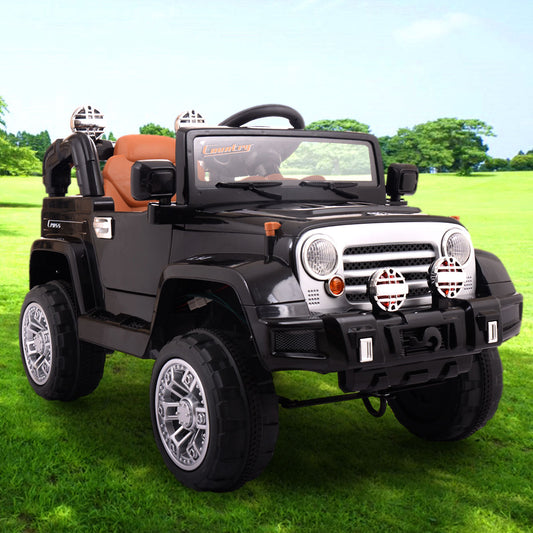 Kids Ride On Car Remote Control Jeep Electric Toys MP3 Music Led Light 12V