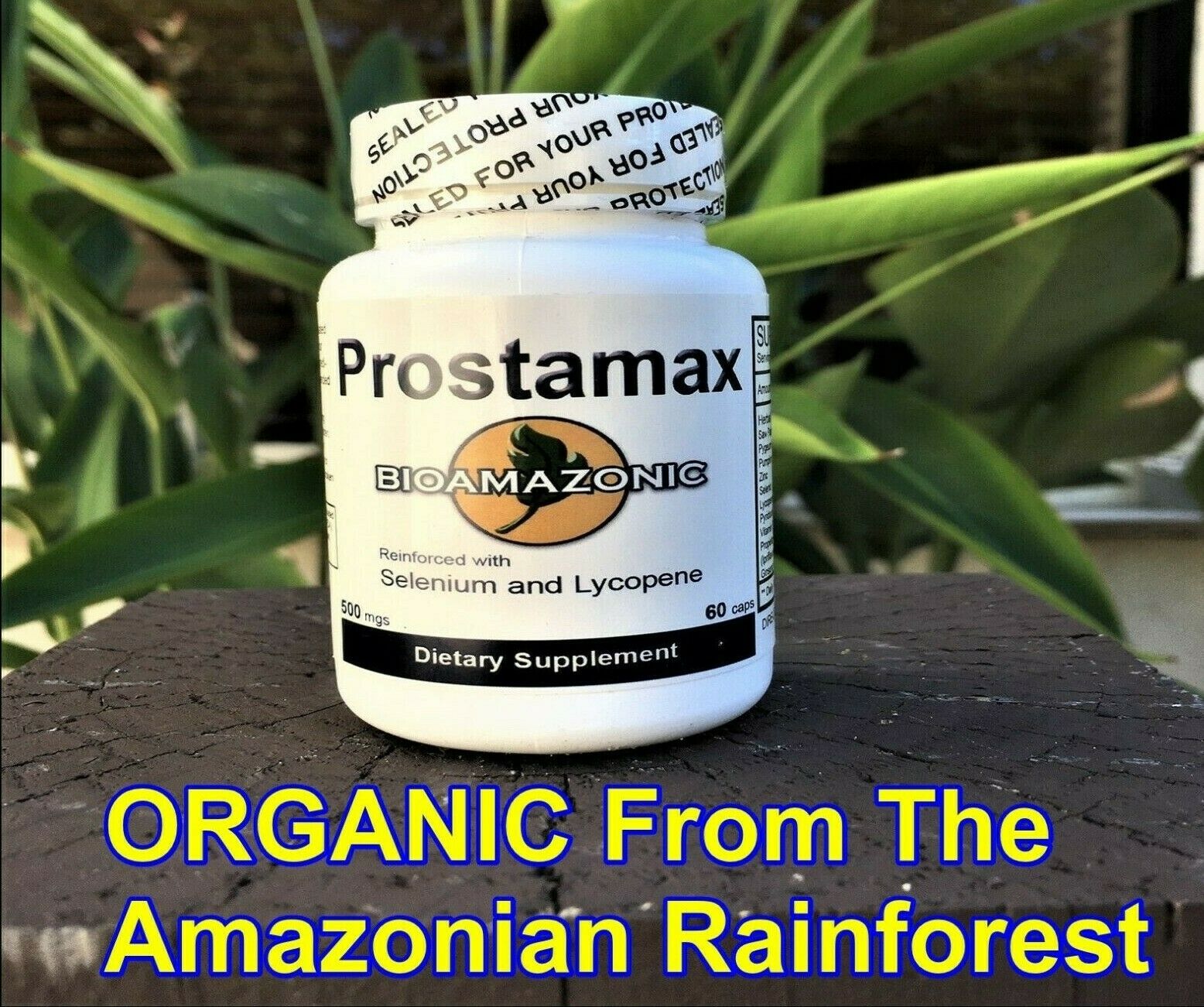 Organic Prostate Supplement Support Pills Formula  Lycopene  Saw Palmetto Complex